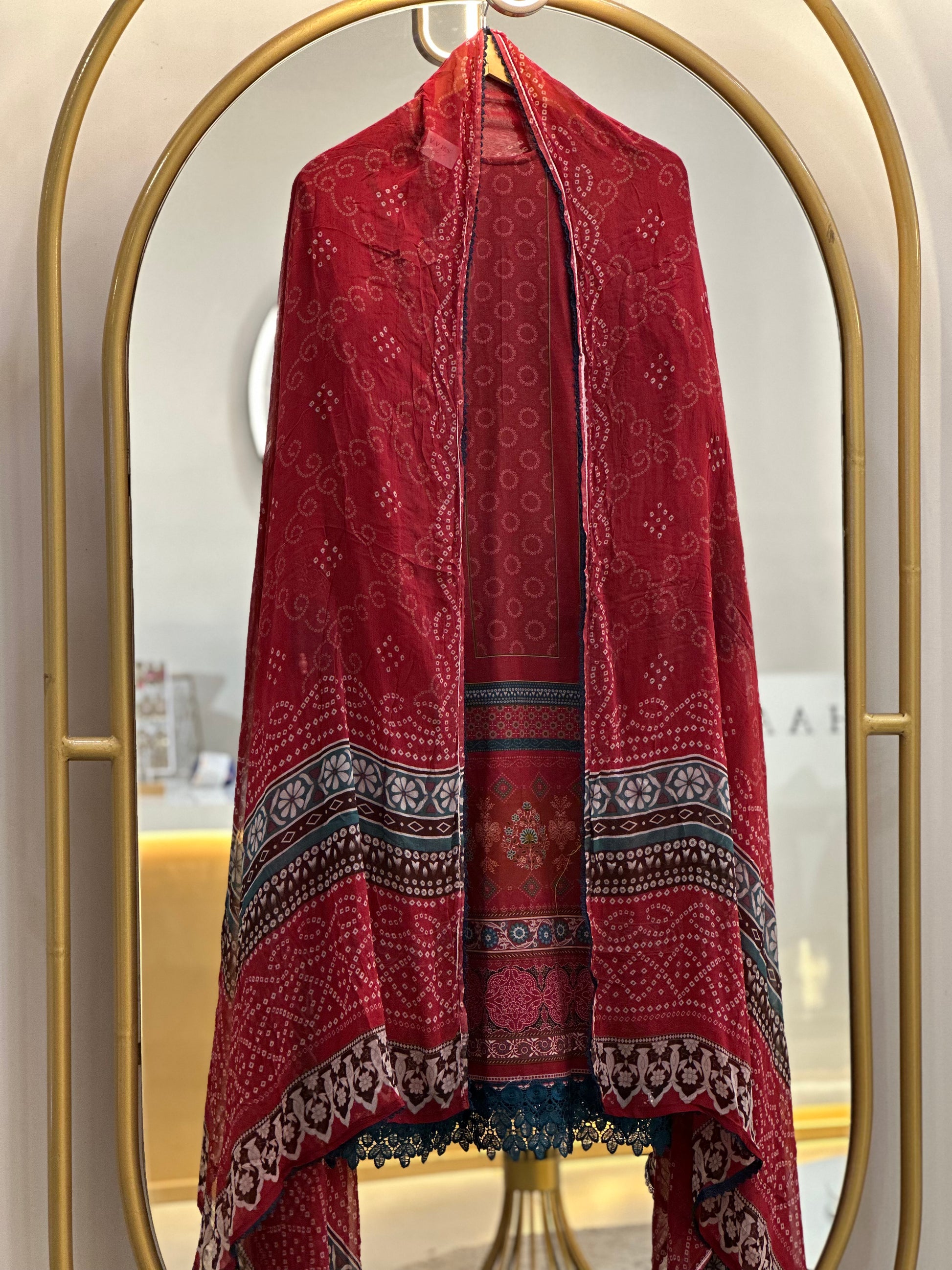 Stitched Lawn Suit