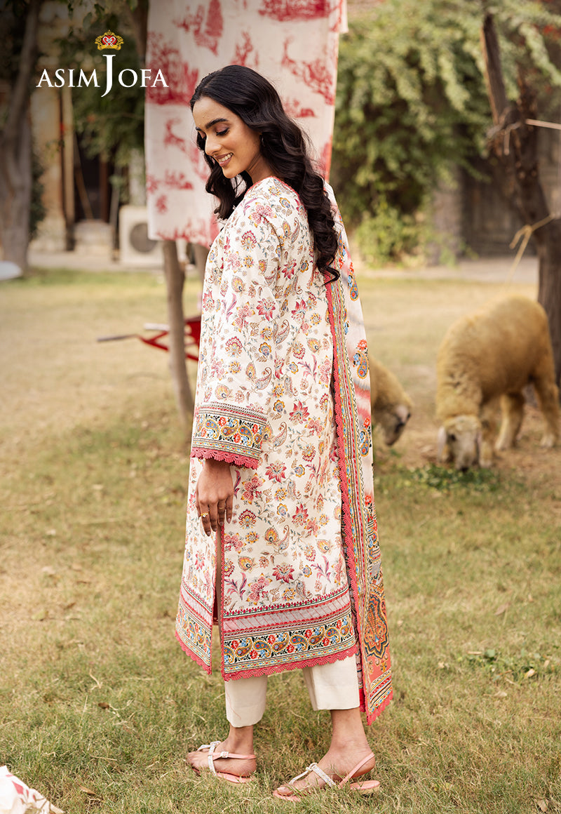 ASIM JOFA PRINTED LAWN 3 PC