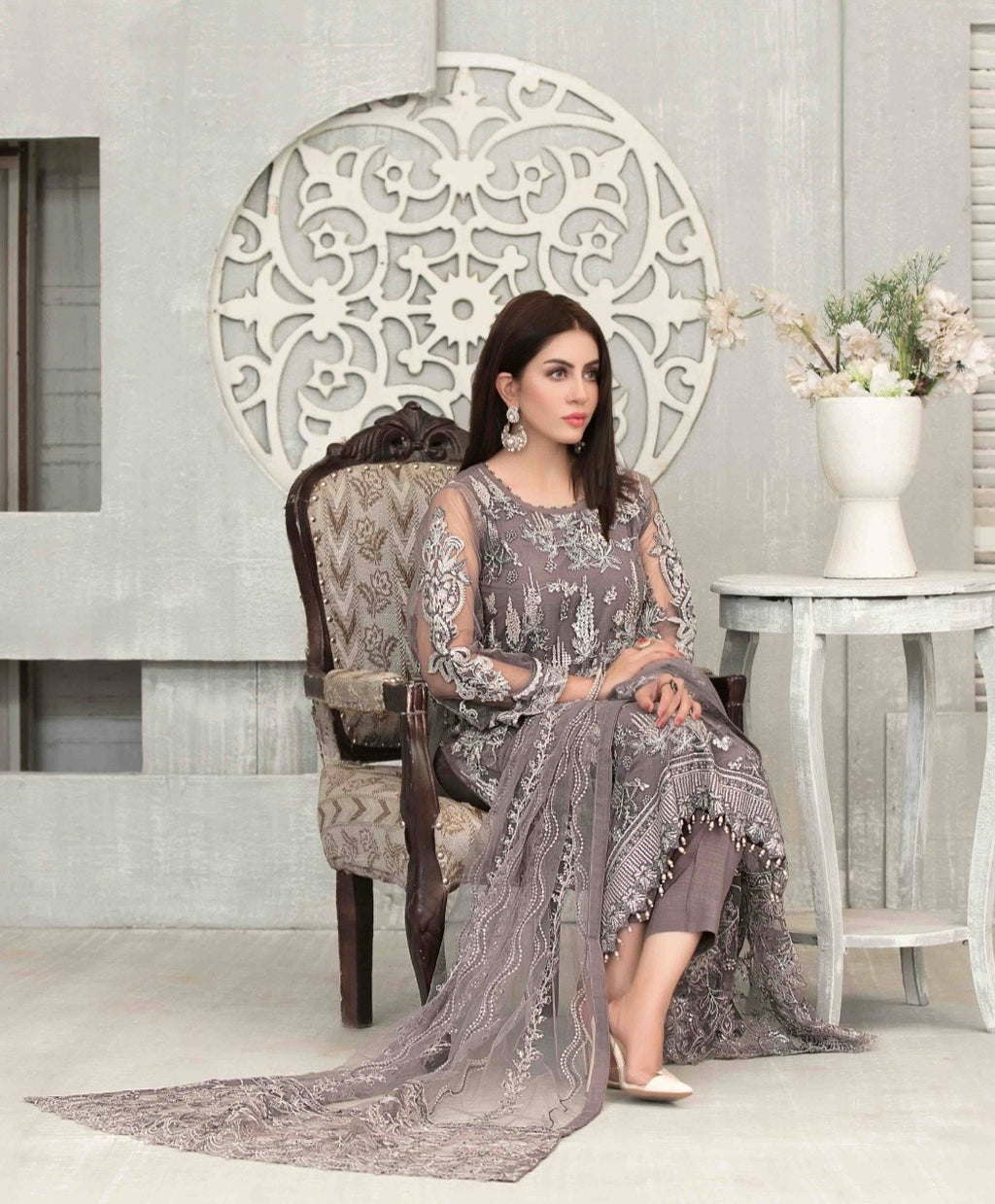 NOOR TAWAKKAL PARTY WEAR STITCHED