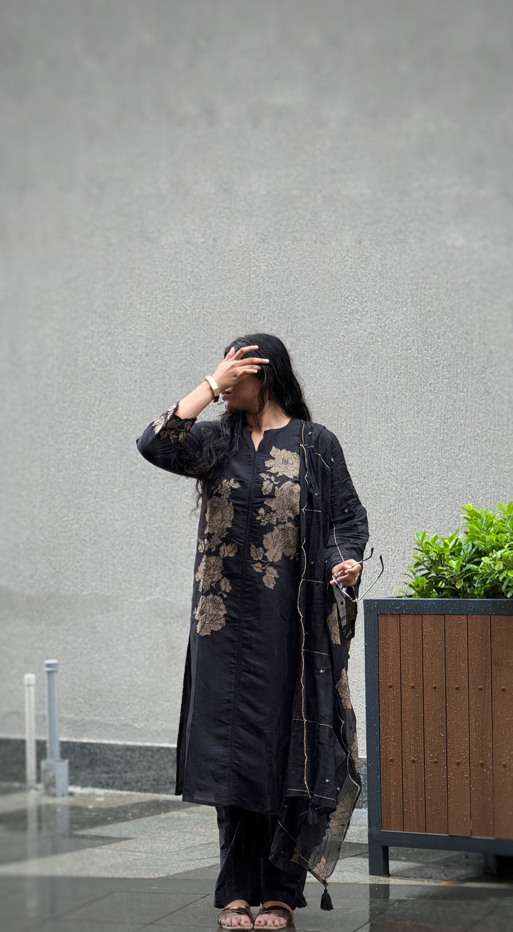 Cotton Silk Stitched Suit