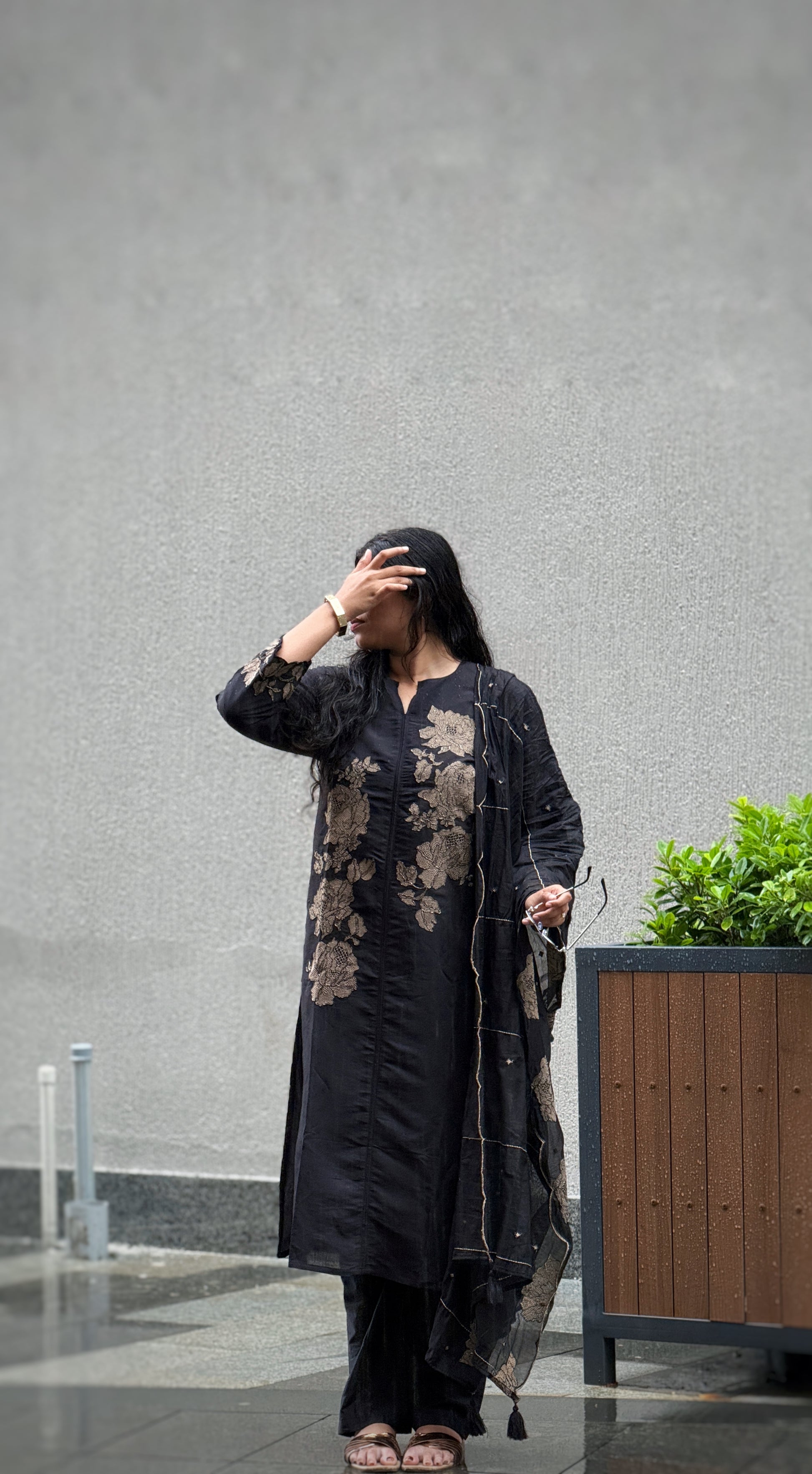 Cotton Silk Stitched Suit