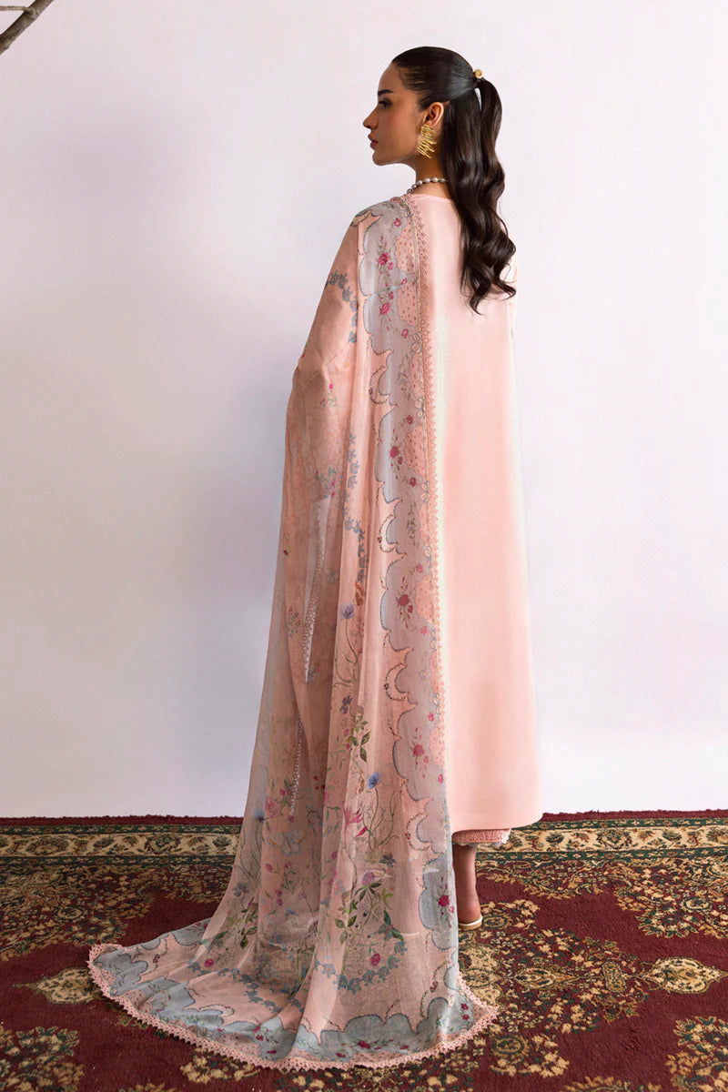 Qalamkar Qlinekari Lawn- Unstitched