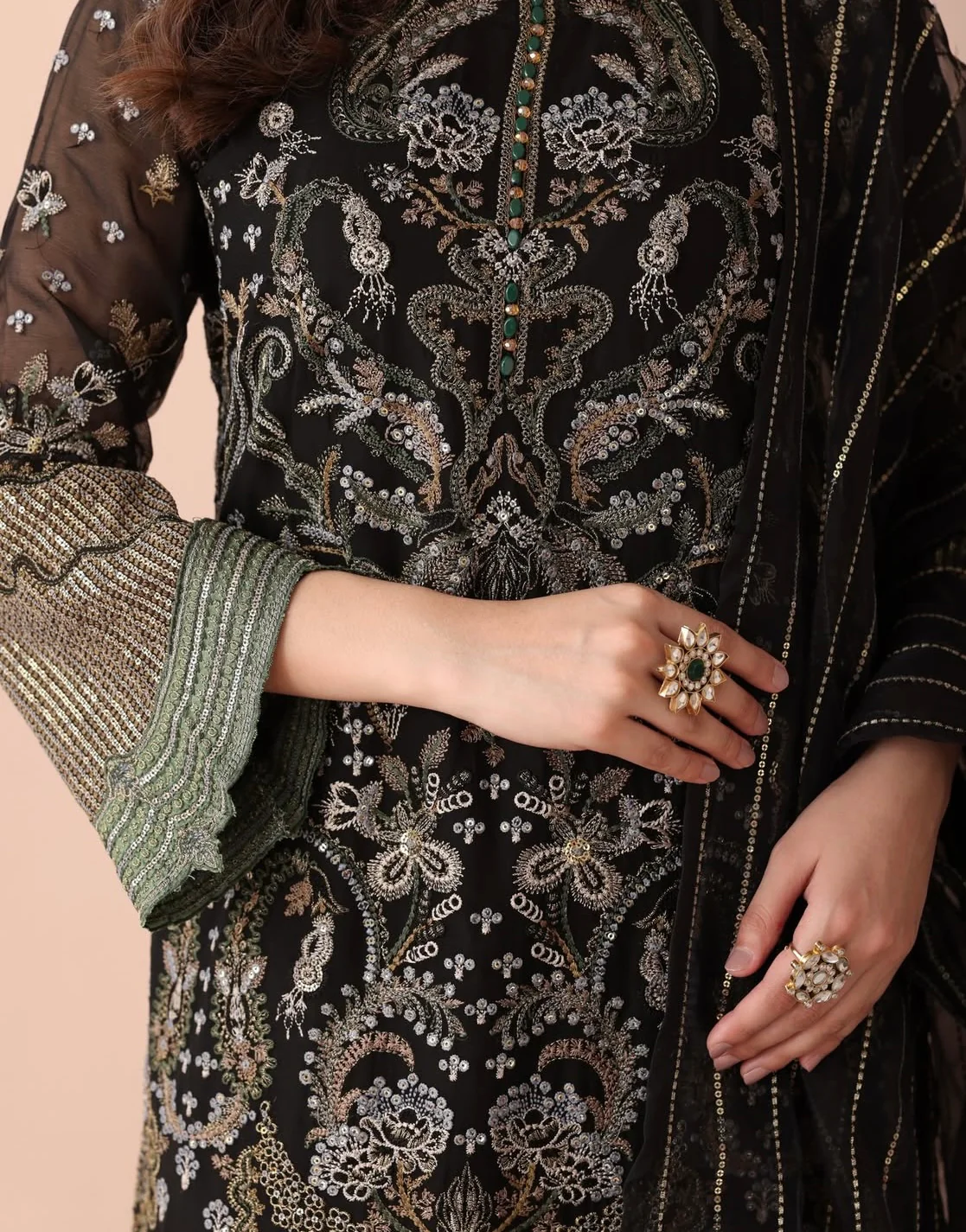 Party wear-Bala Tawakkal Stitched