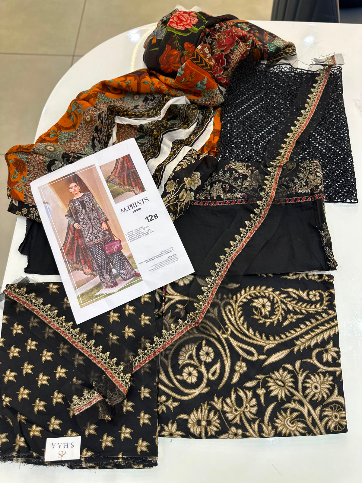 MARIA.B MPrints Spring/Summer unstitched Lawn