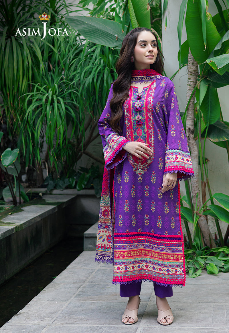 ASIM JOFA PRINTED LAWN 3 PC