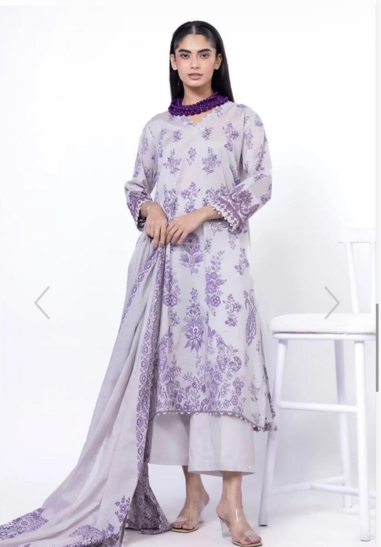 KHAADI EMBROIDERED UNSTITCHED