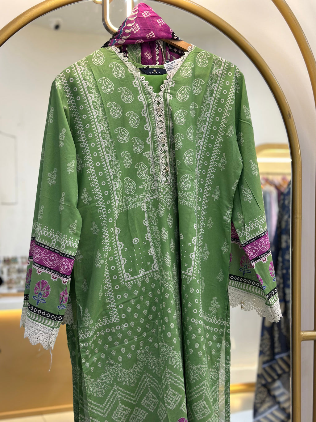 Stitched Lawn suit