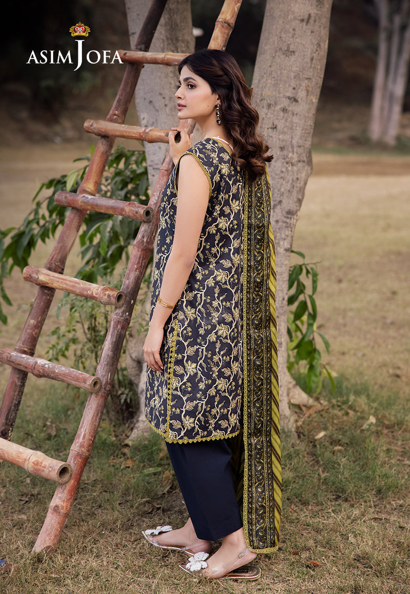 ASIM JOFA PRINTED LAWN 3 PC