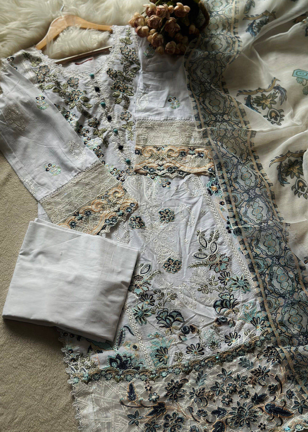 STITCHED PAKISTANI 3-PC SUIT