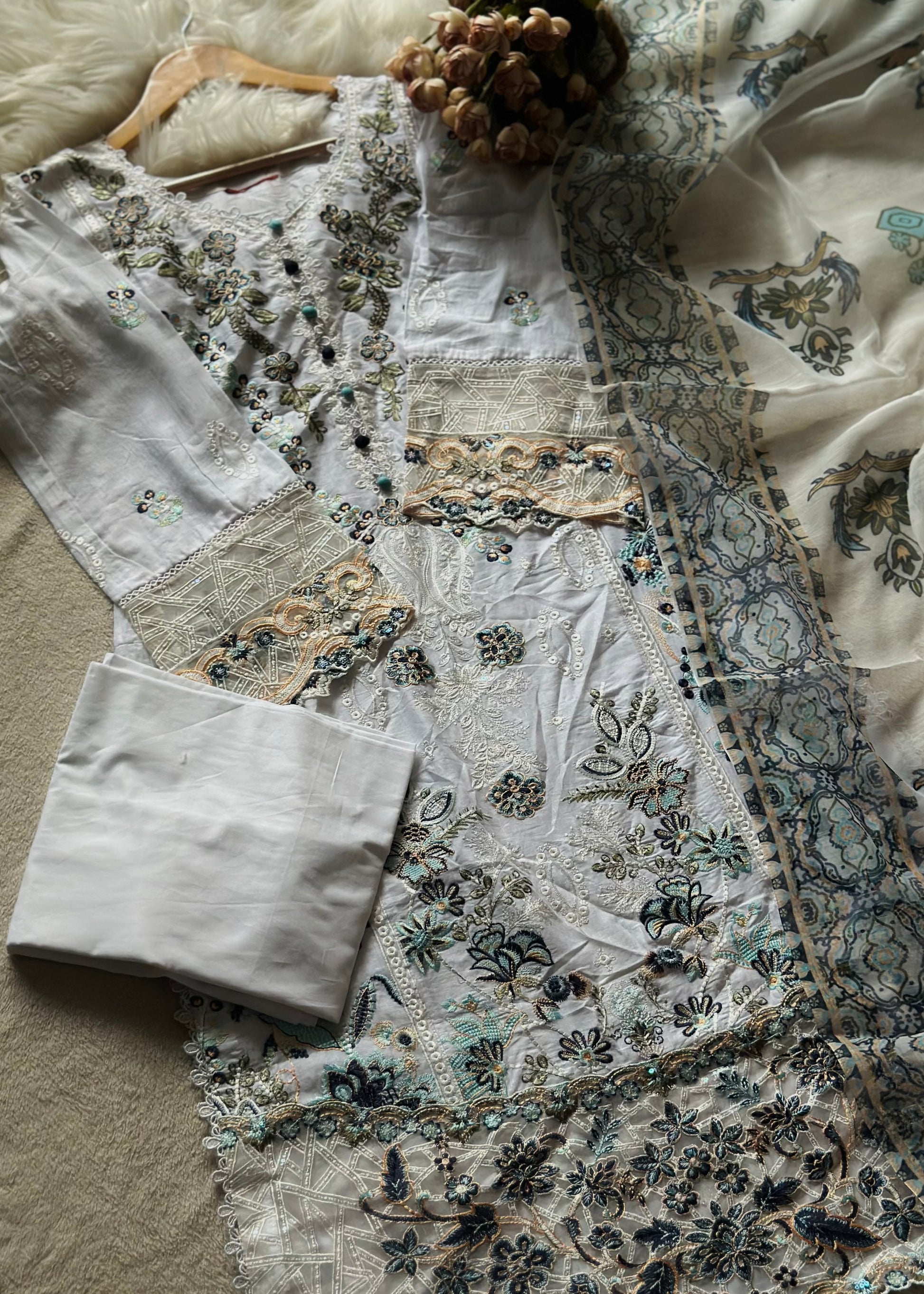 STITCHED PAKISTANI 3-PC SUIT
