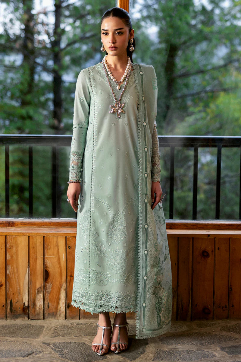 Qalamkar Qlinekari Lawn- Unstitched