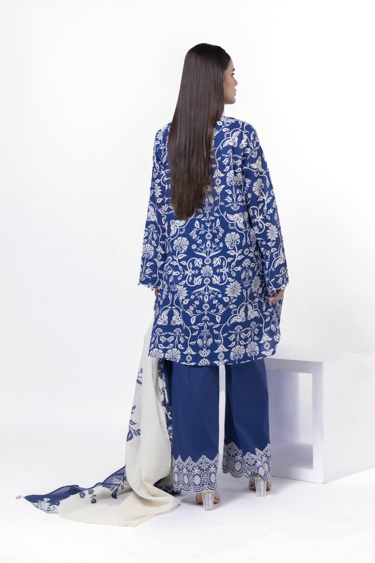 KHAADI EMBROIDERED UNSTITCHED