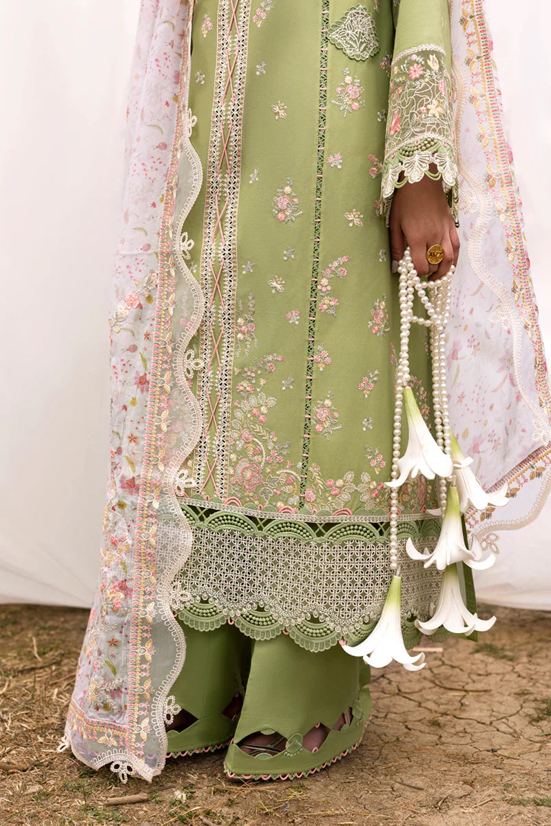 Qalamkar Qlinekari Lawn- Unstitched