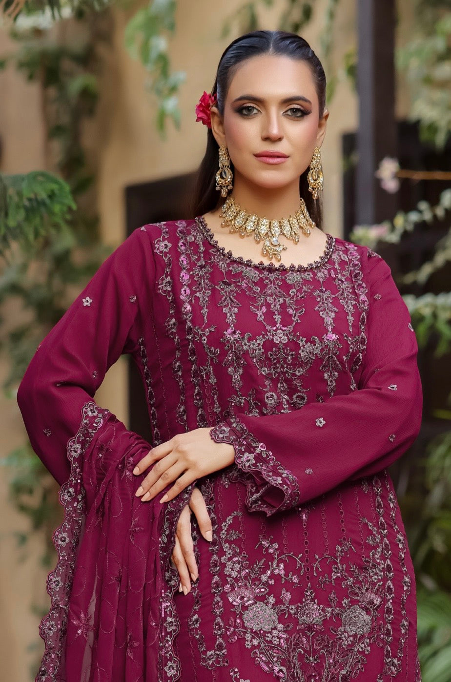 Nazaqat party wear