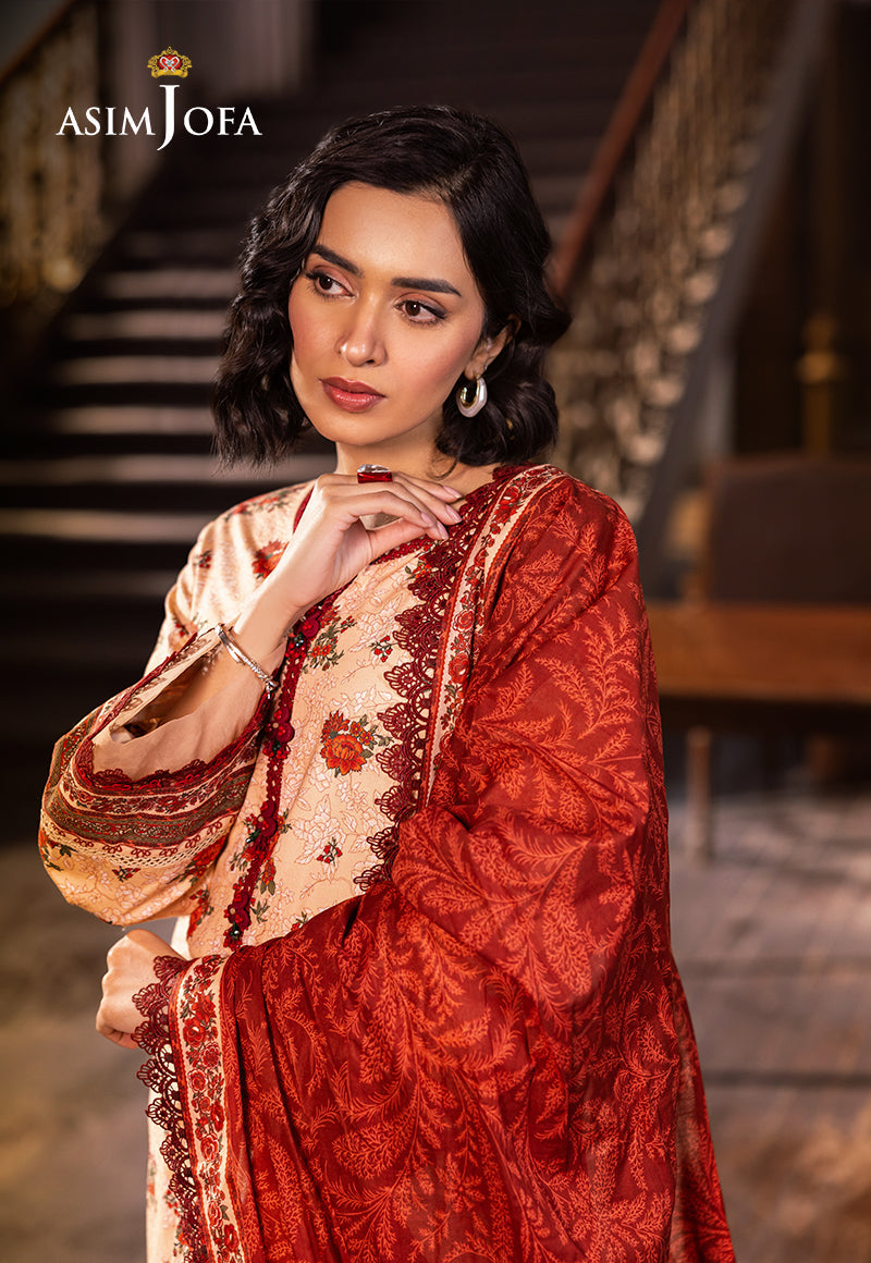 ASIM JOFA PRINTED LAWN 3 PC