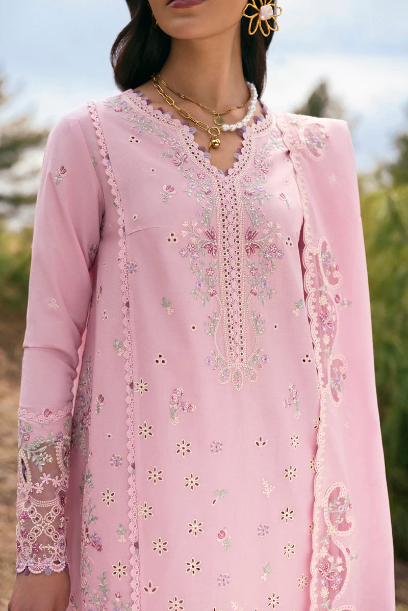 Qalamkar Qlinekari Lawn- Unstitched