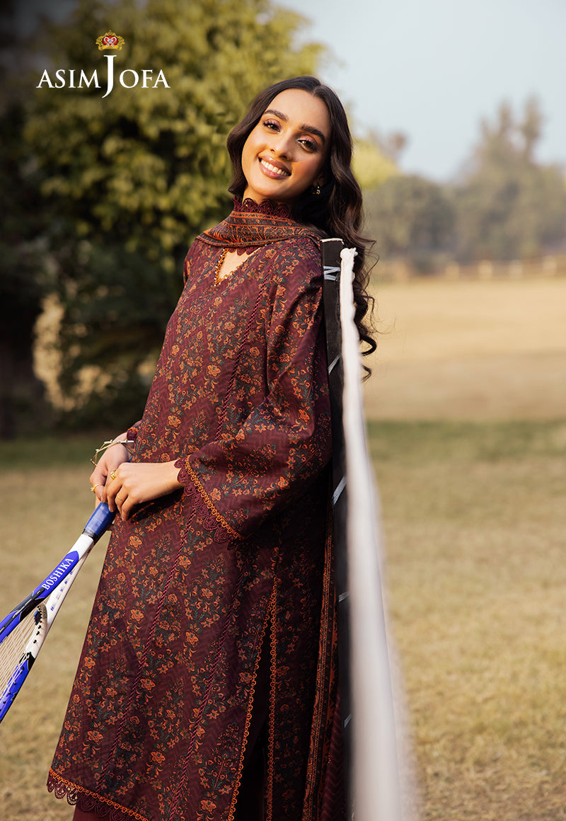 ASIM JOFA PRINTED LAWN 3 PC