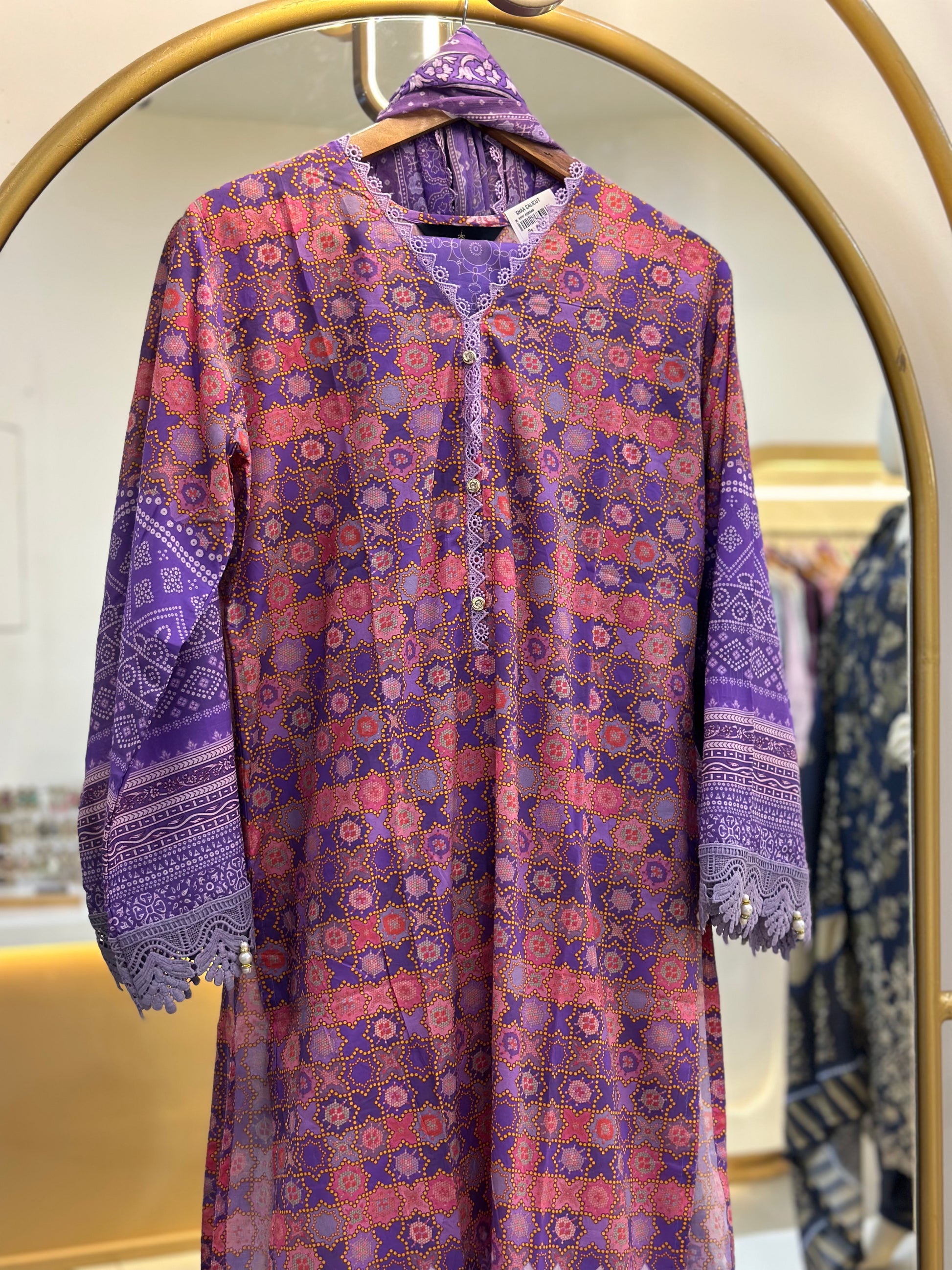 Stitched Lawn Suit