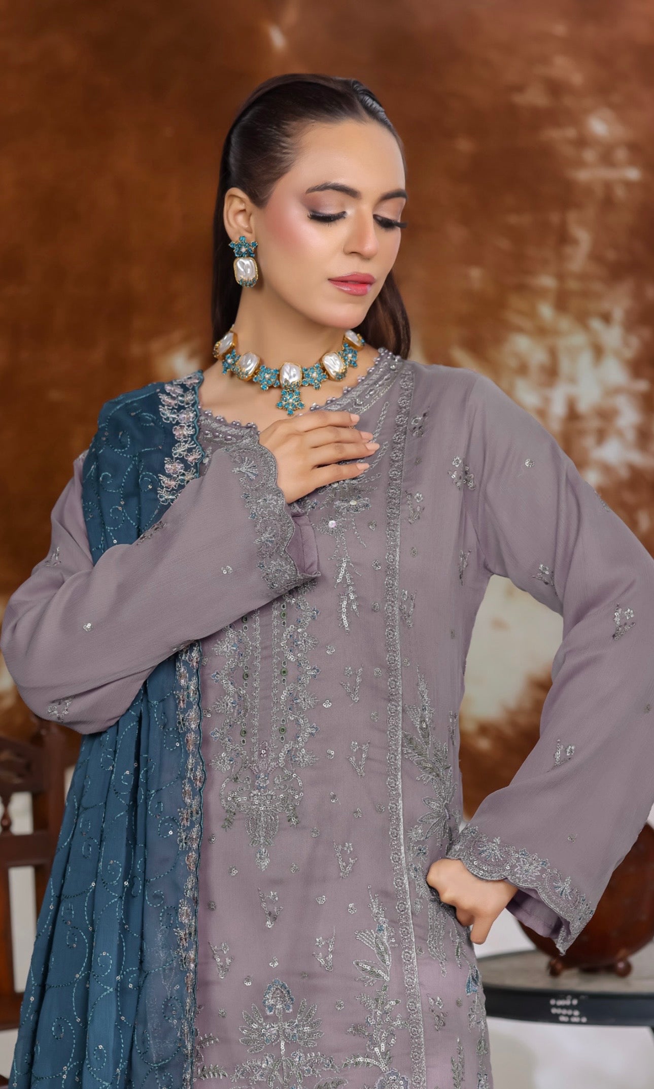 Nazaqat party wear