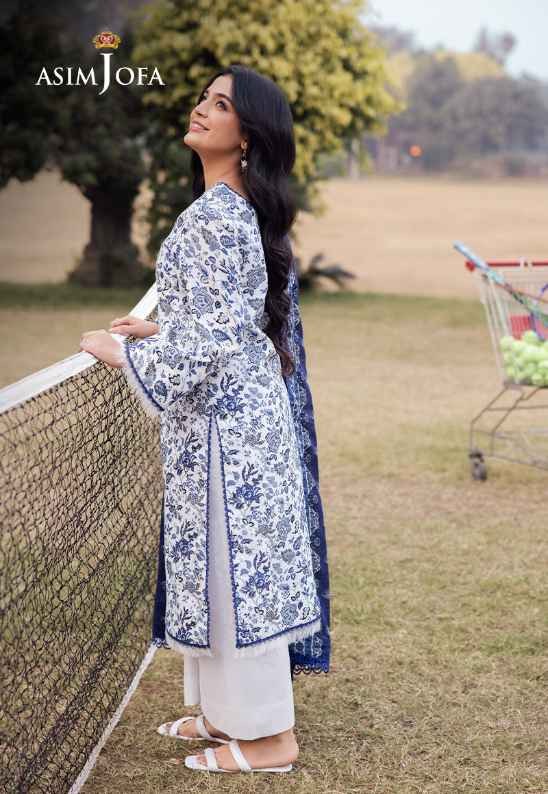 ASIM JOFA PRINTED LAWN 3 PC SUIT