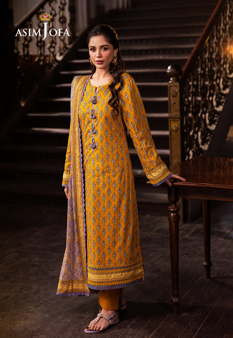 ASIM JOFA PRINTED LAWN 3 PC
