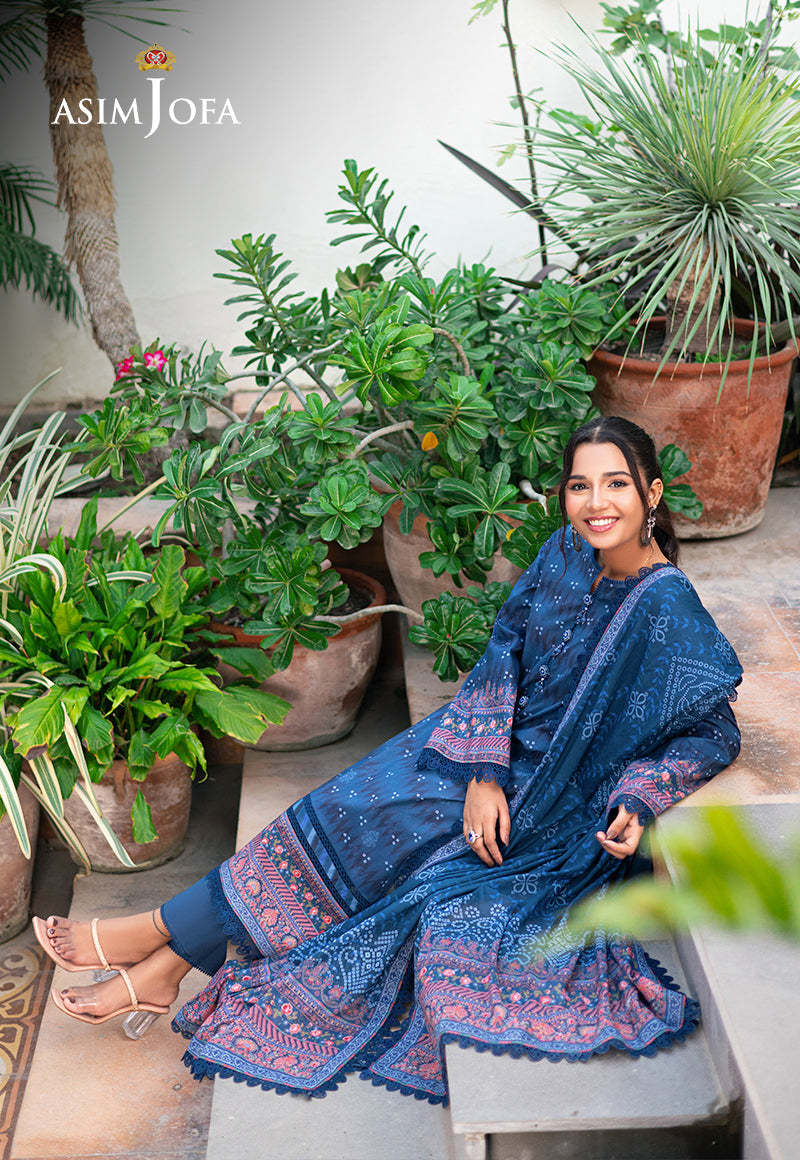 ASIM JOFA PRINTED LAWN 3 PC