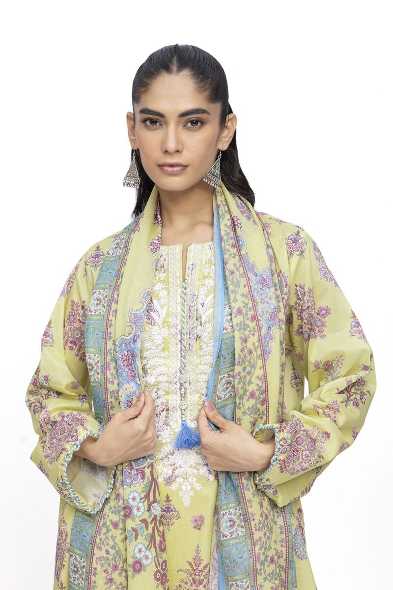 KHAADI EMBROIDERED UNSTITCHED