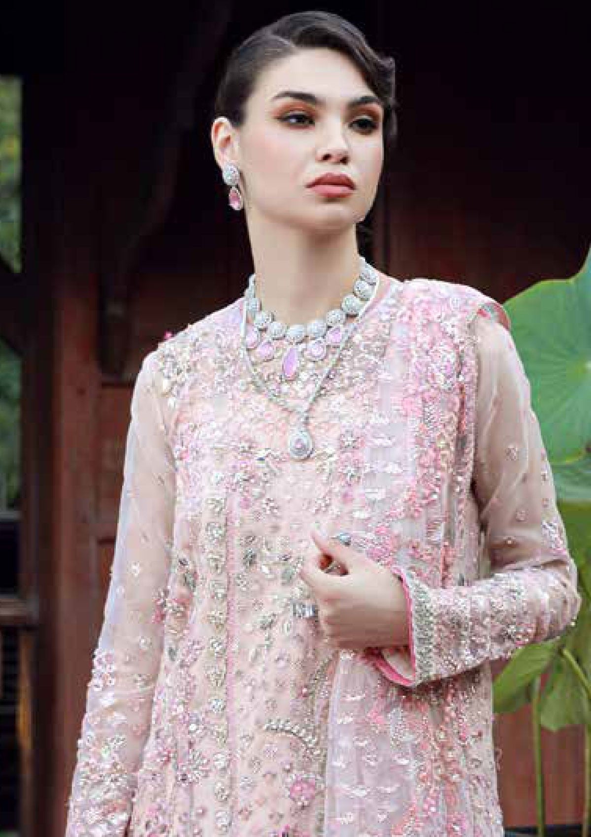 Ermina By Ezra Embroidered Net Suit Unstitched 4 Piece
