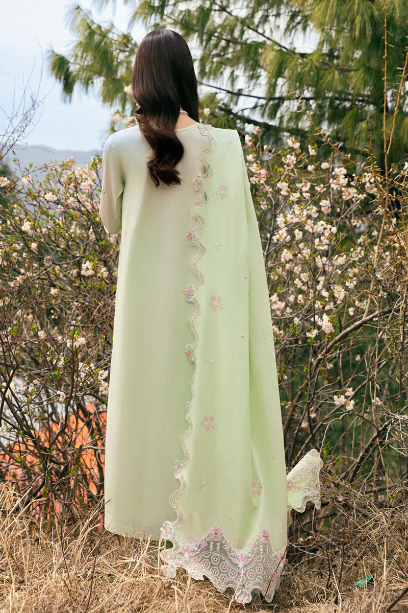 Qalamkar Qlinekari Lawn- Unstitched