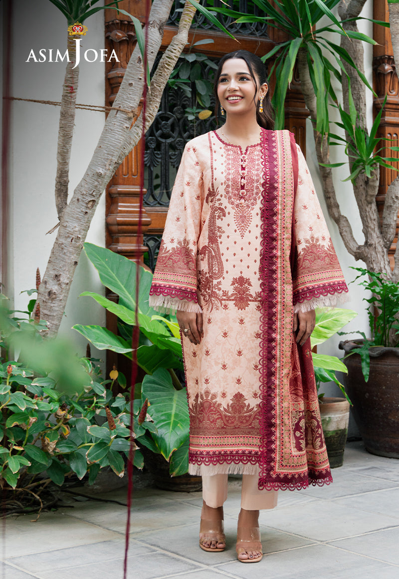 ASIM JOFA PRINTED LAWN 3 PC