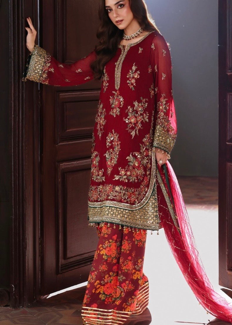 Charizma Luxury Chiffon|unstitched