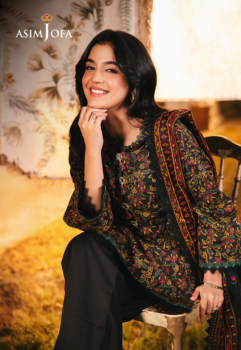 ASIM JOFA PRINTED LAWN 3 PC SUIT