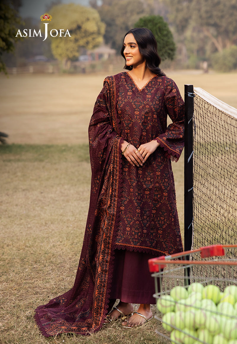 ASIM JOFA PRINTED LAWN 3 PC