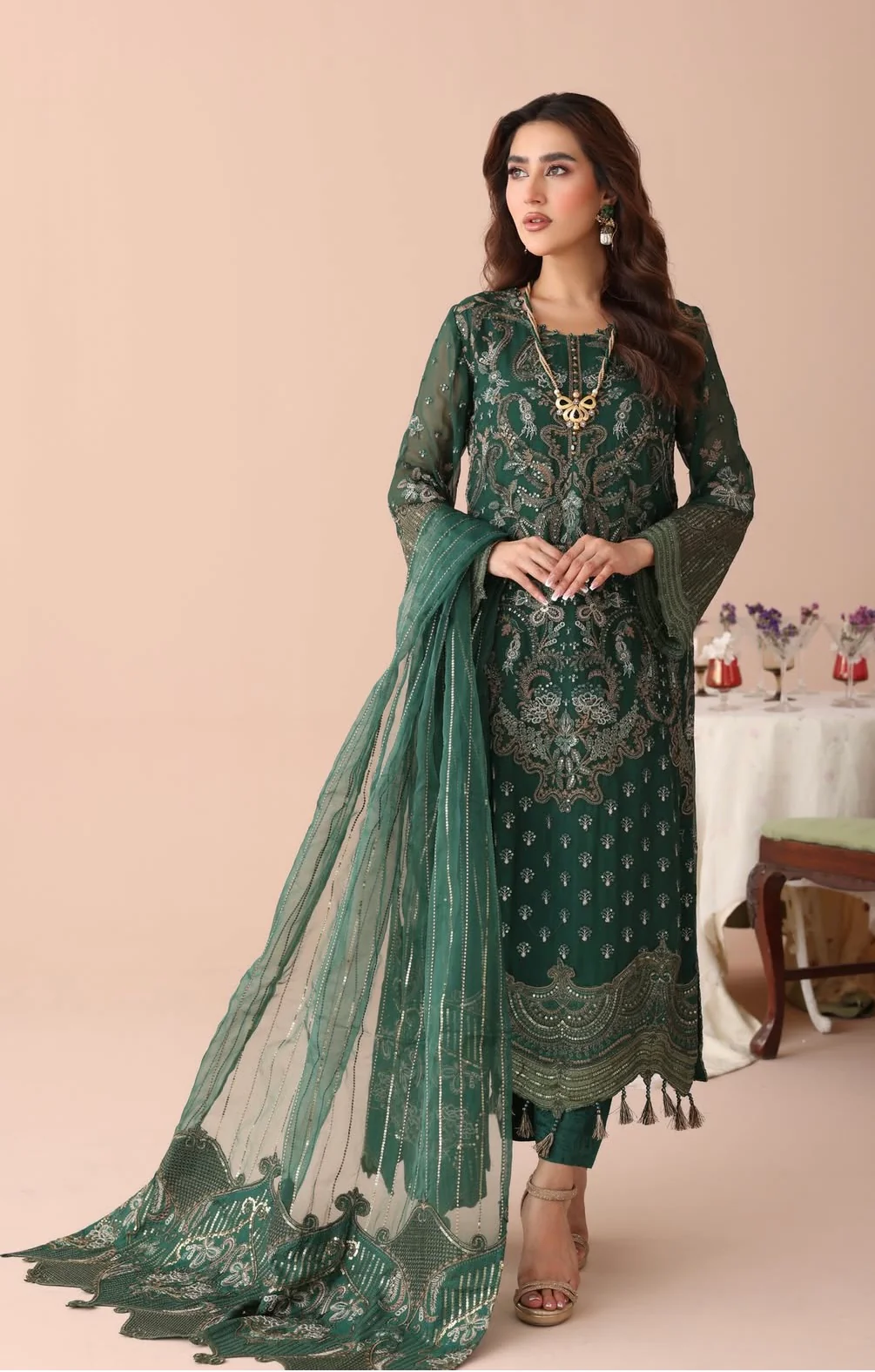 Party wear-Bala Tawakkal Stitched