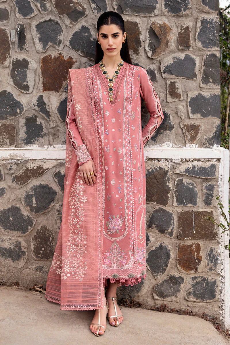 Qalamkar Qlinekari Lawn- Unstitched