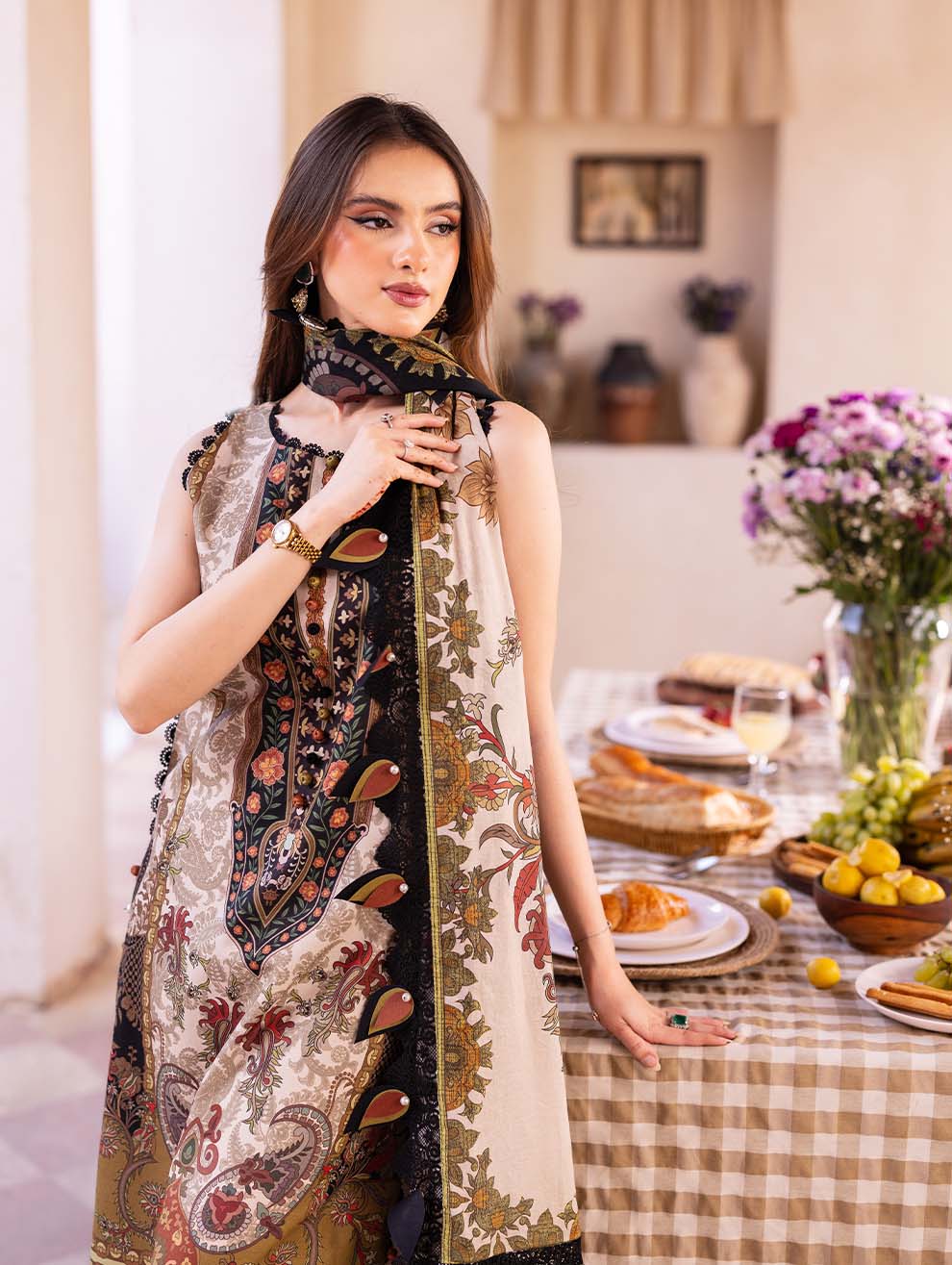 JADE URBANE Digital Printed Lawn -Unstitched