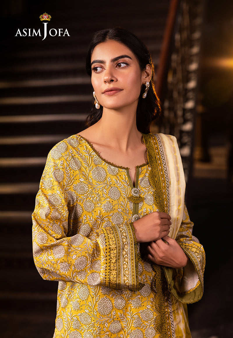 ASIM JOFA PRINTED LAWN 3 PC