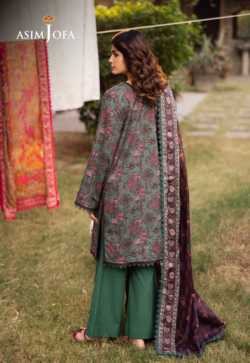 ASIM JOFA PRINTED LAWN 3 PC