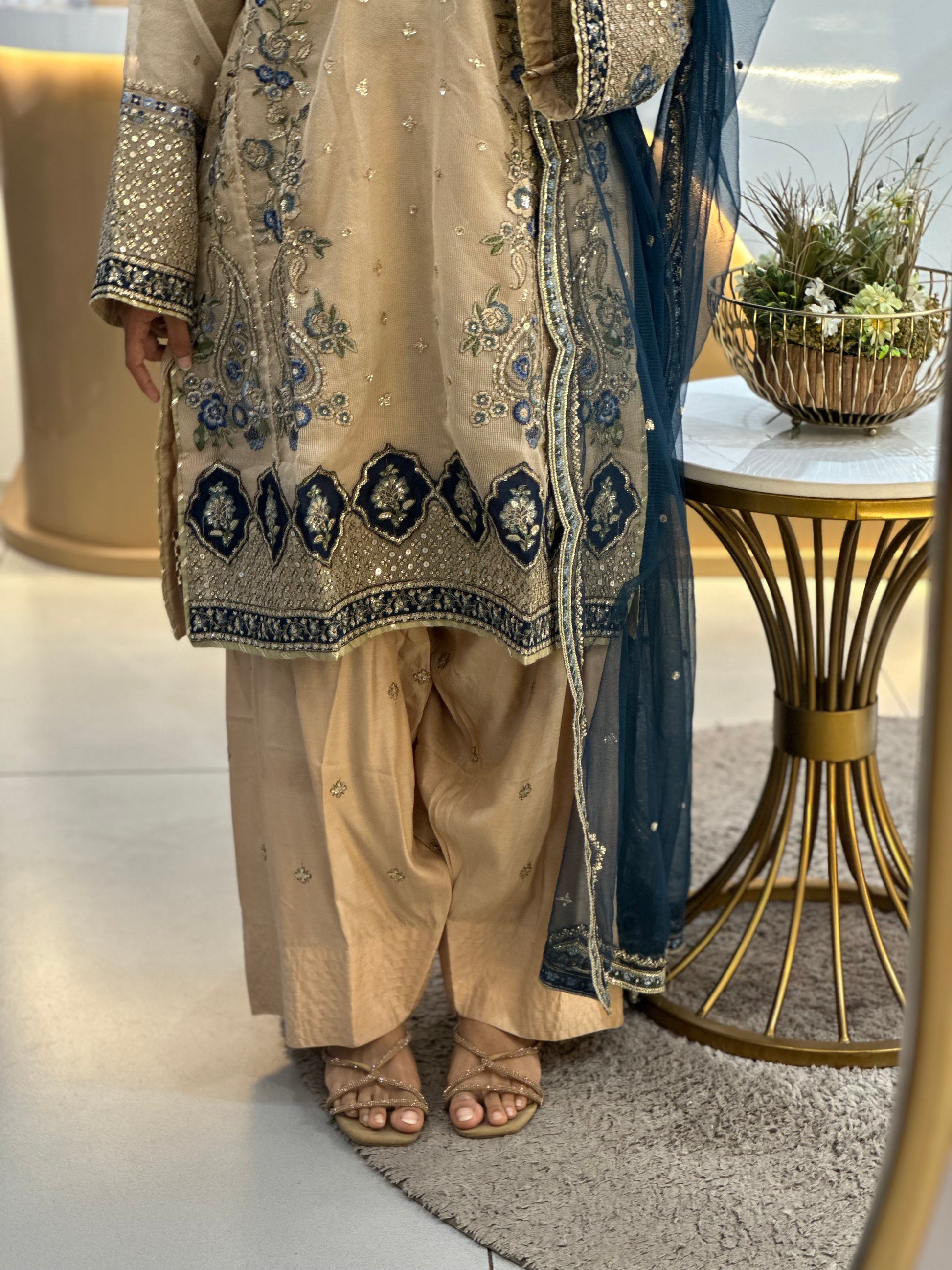Sada Bahar | Stitched 3 Pc Festive Embroidered Lawn Collection