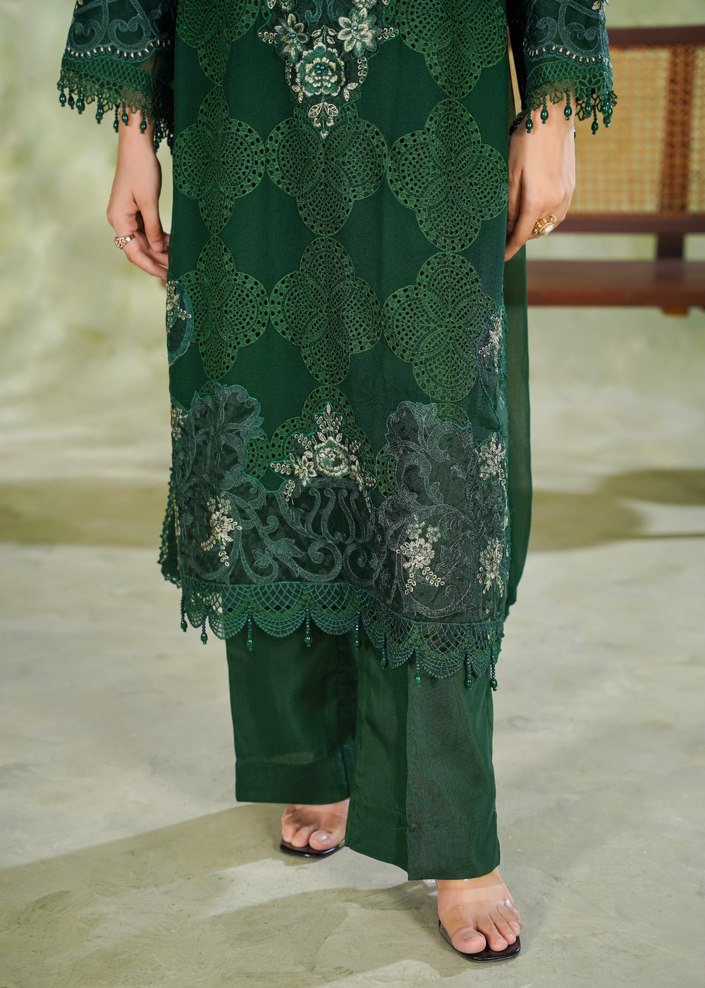 Premium Heavy Partywear Stitched Pakistani Suit