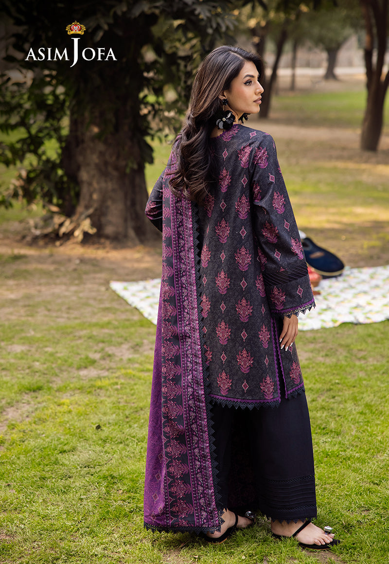ASIM JOFA PRINTED LAWN 3 PC