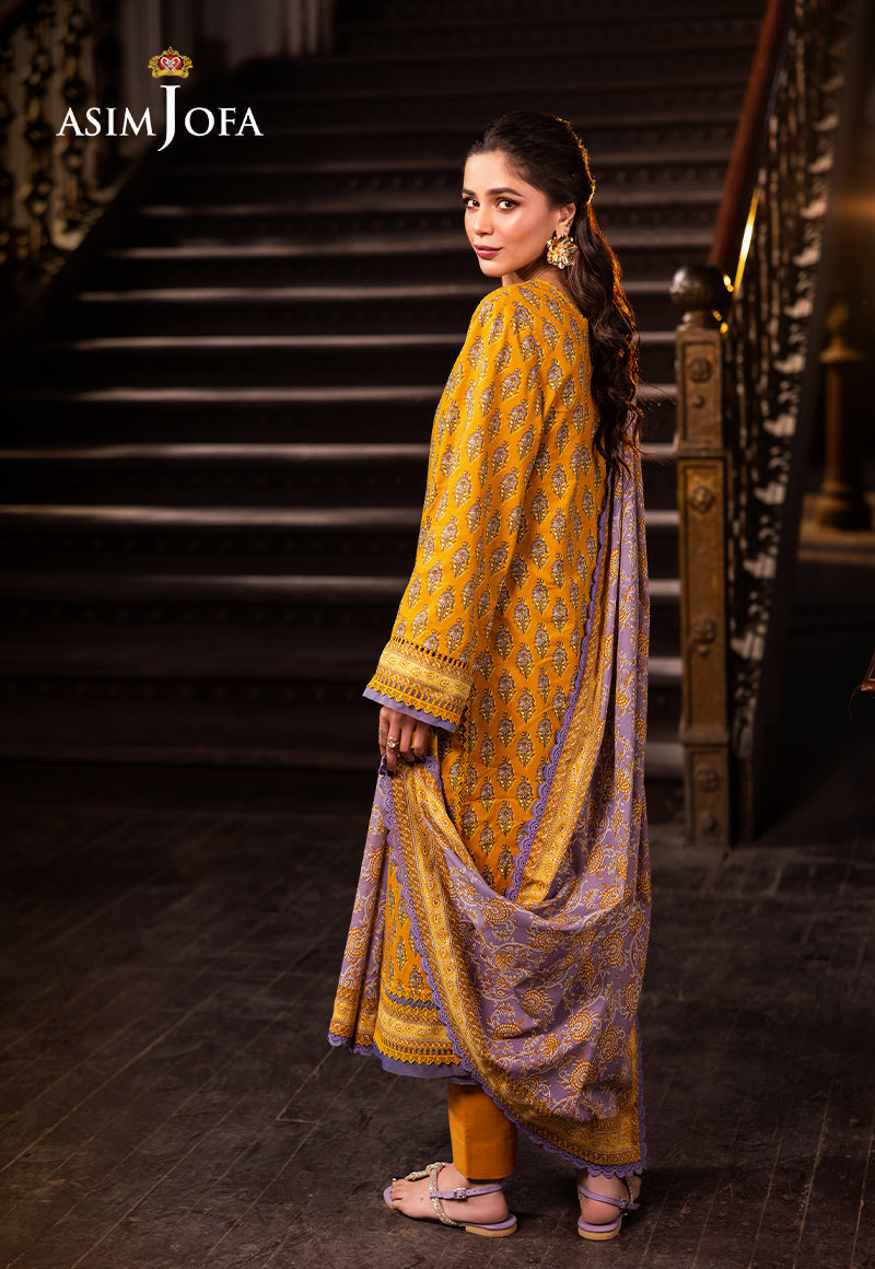 ASIM JOFA PRINTED LAWN 3 PC
