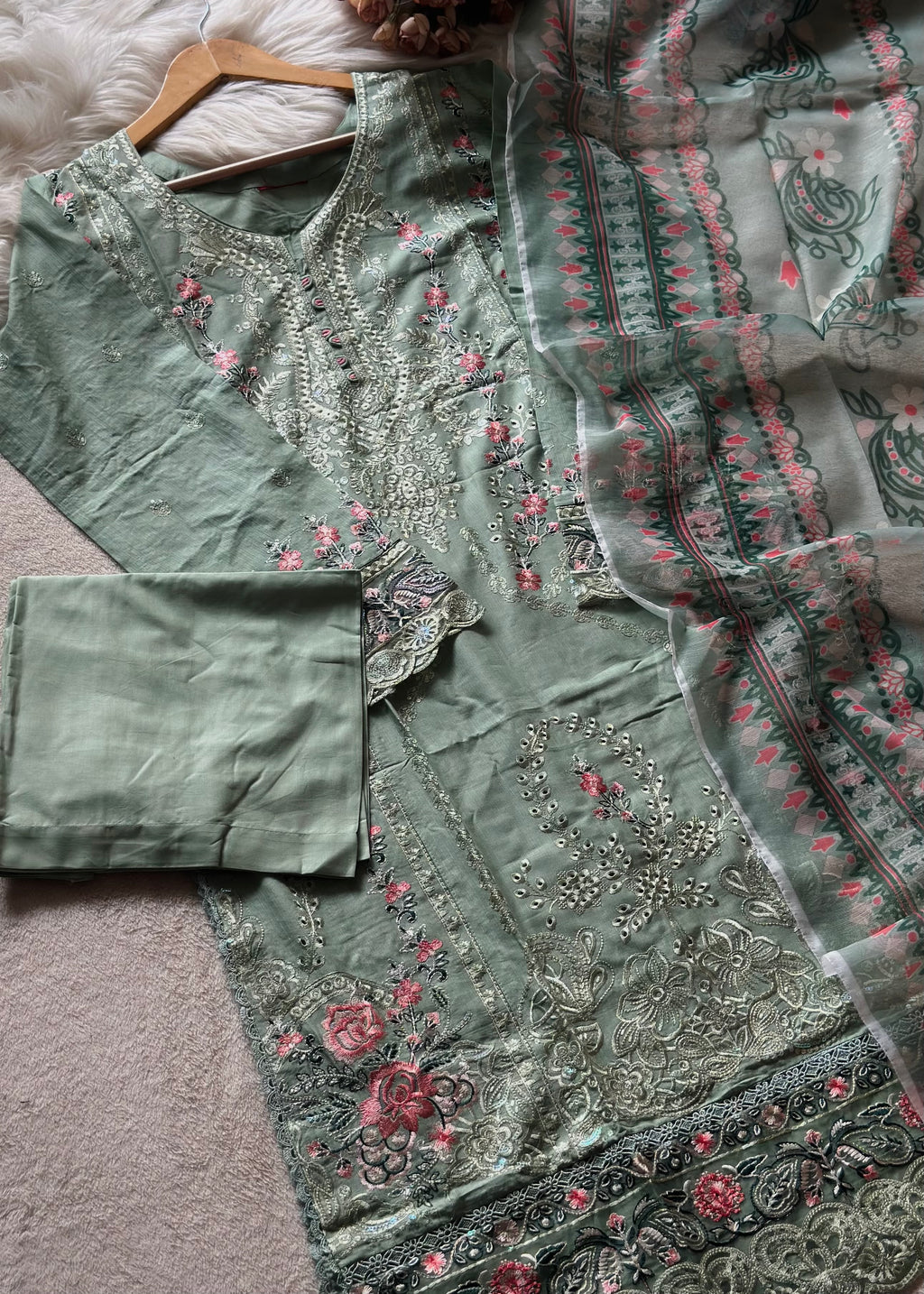 STITCHED PAKISTANI 3-PC SUIT