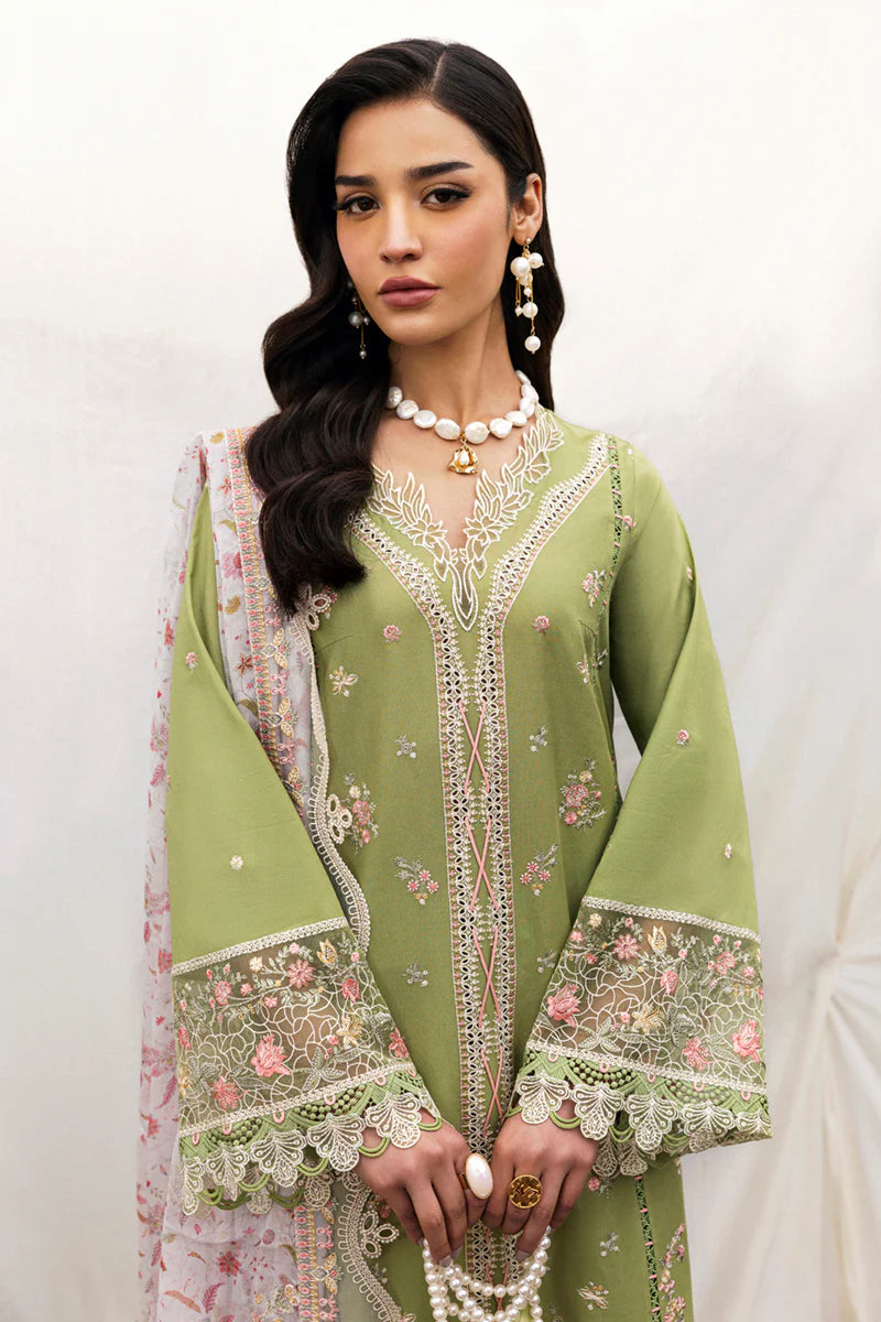 Qalamkar Qlinekari Lawn- Unstitched