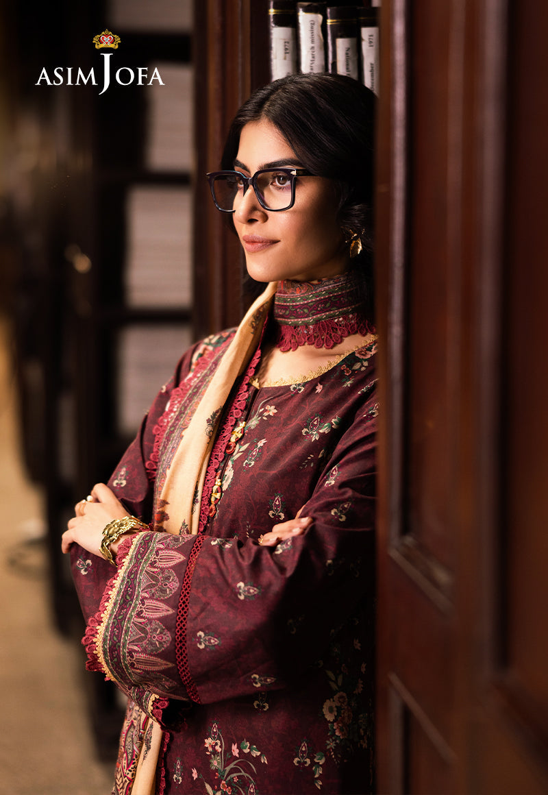 ASIM JOFA PRINTED LAWN 3 PC