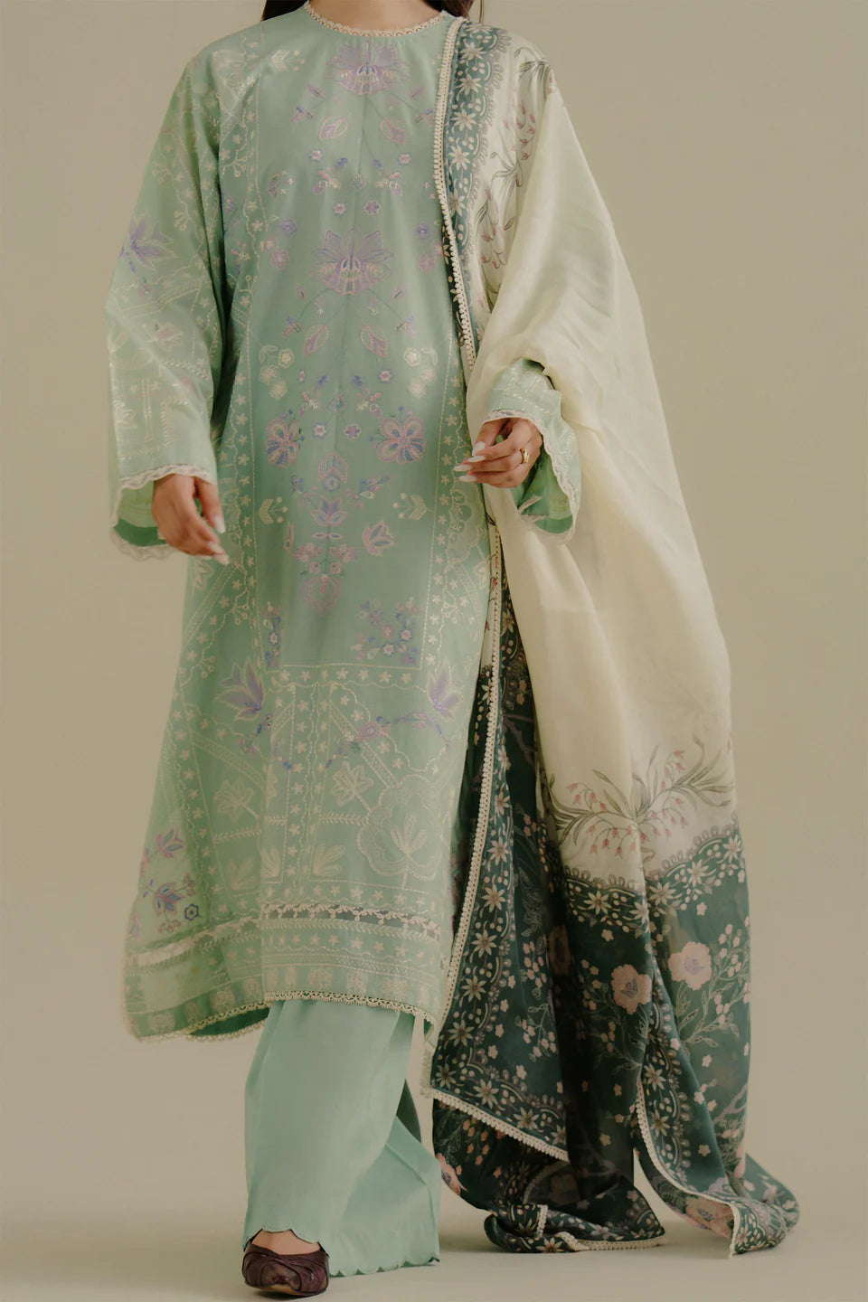 COCO Embroidered Lawn BY ZARA SHAHJAHAN