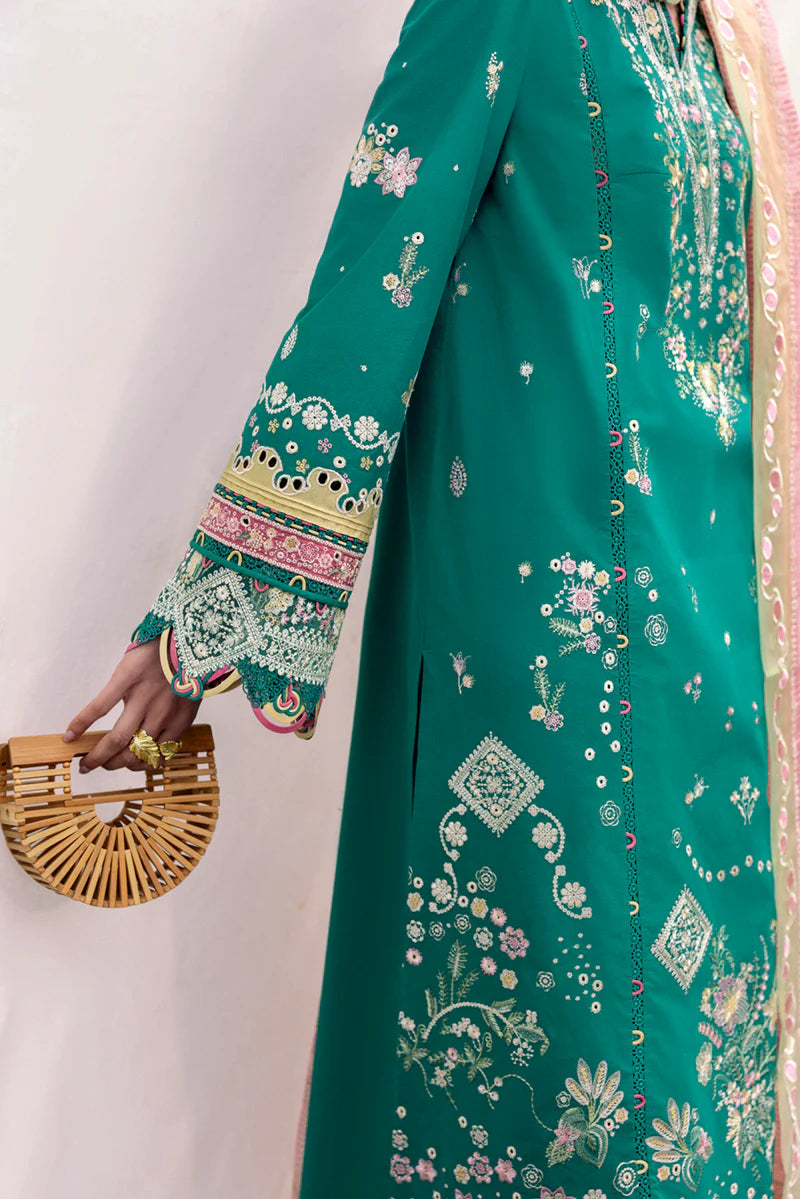 Qalamkar Qlinekari Lawn- Unstitched