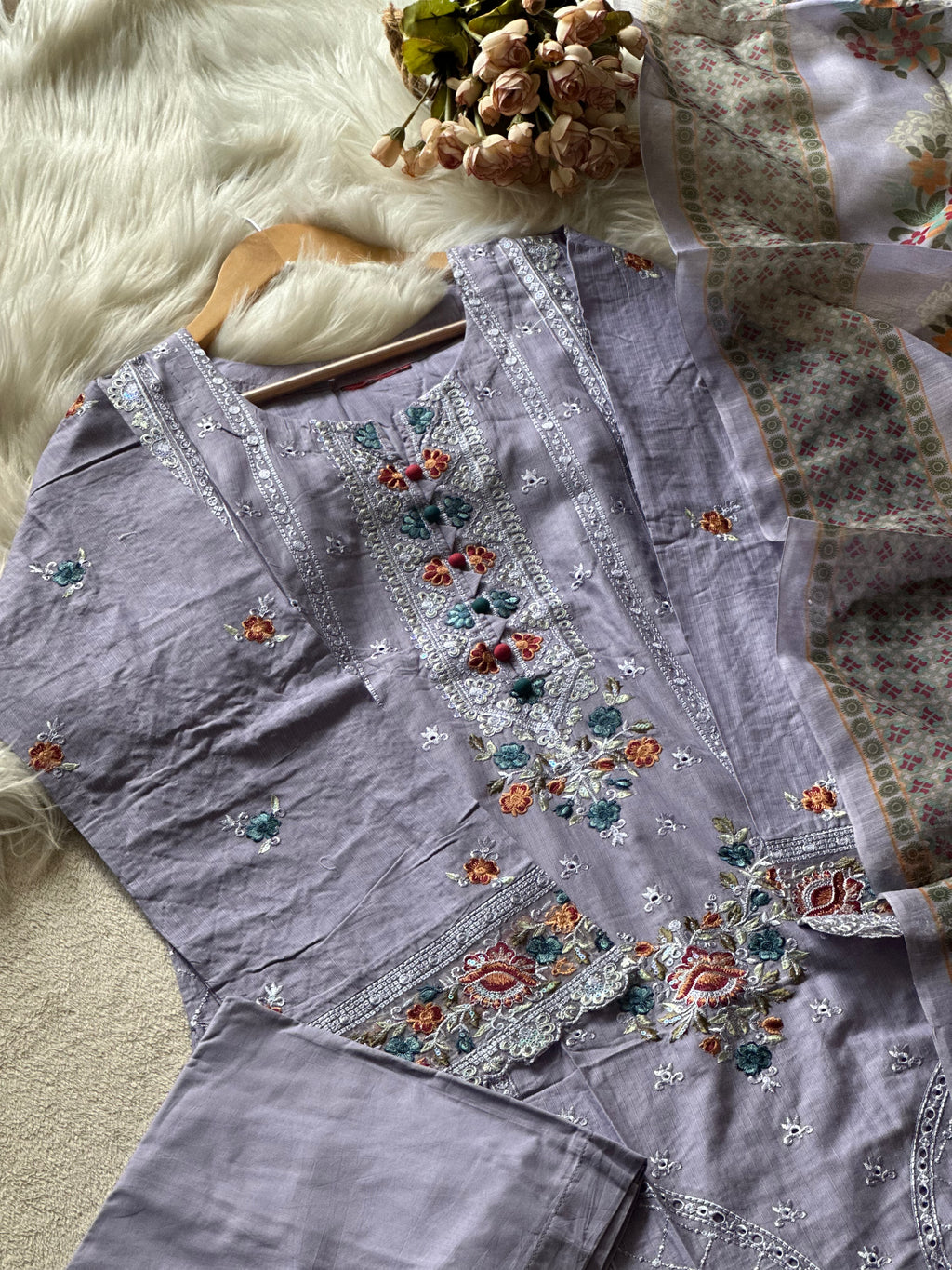 STITCHED PAKISTANI 3-PC SUIT