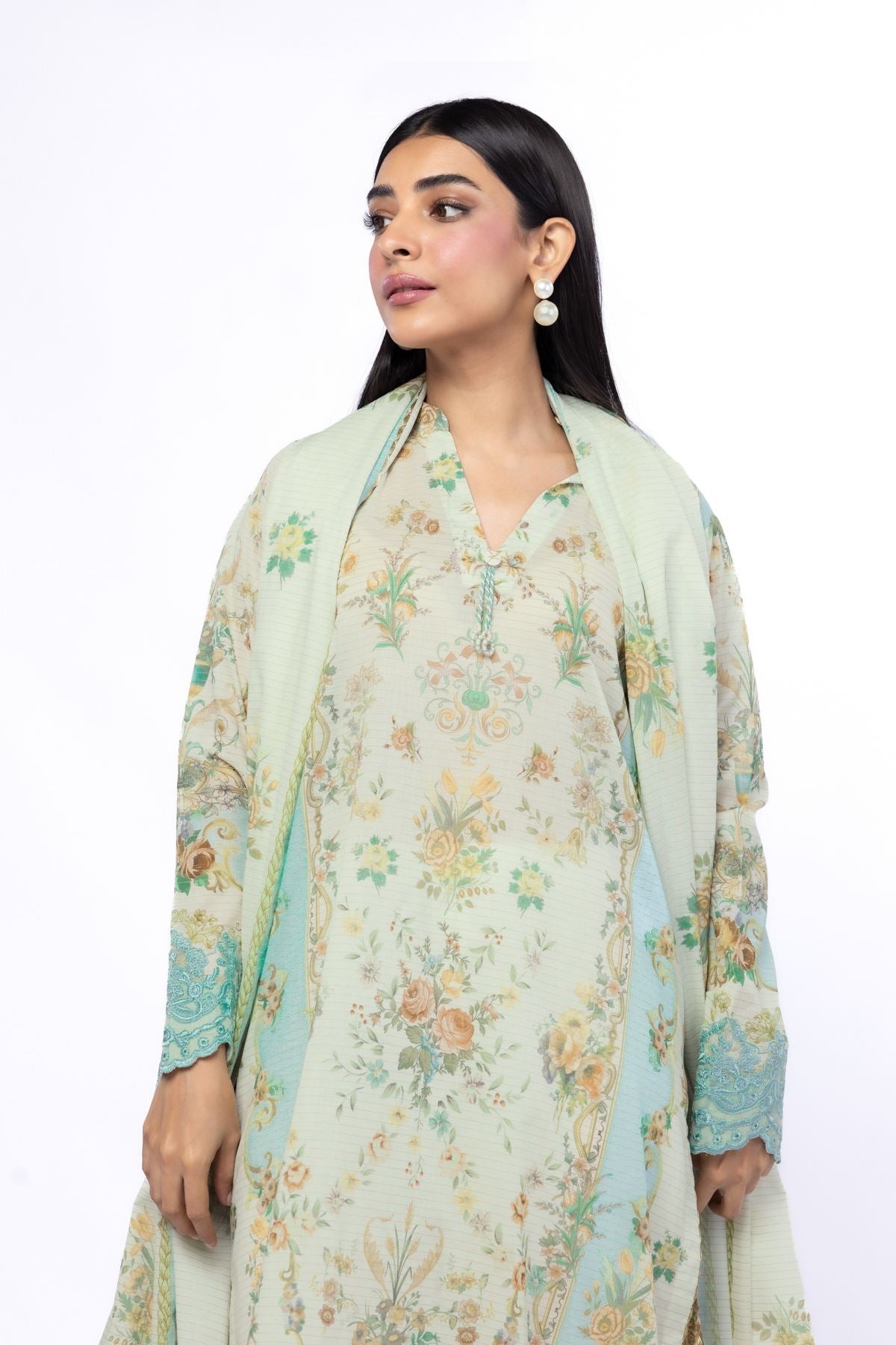 KHAADI EMBROIDERED UNSTITCHED