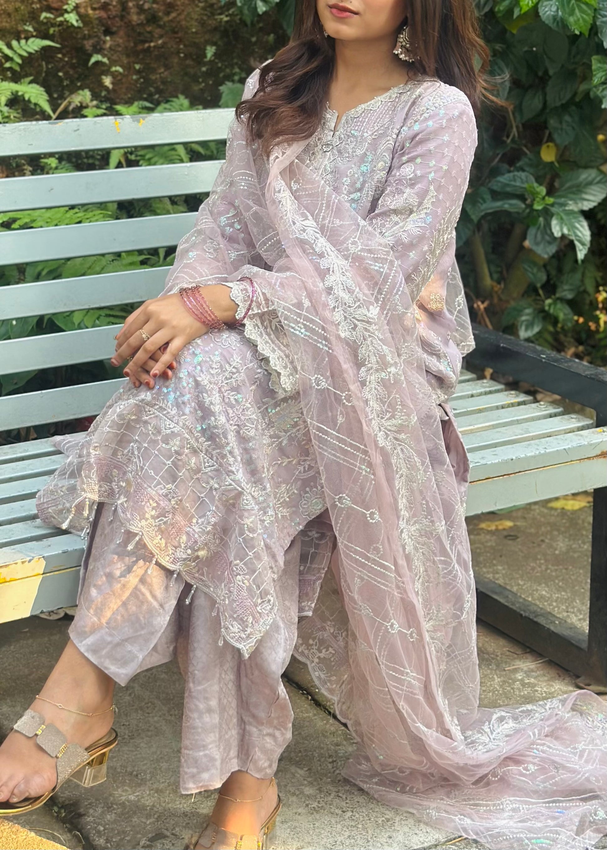 NOOR TAWAKKAL PARTY WEAR STITCHED